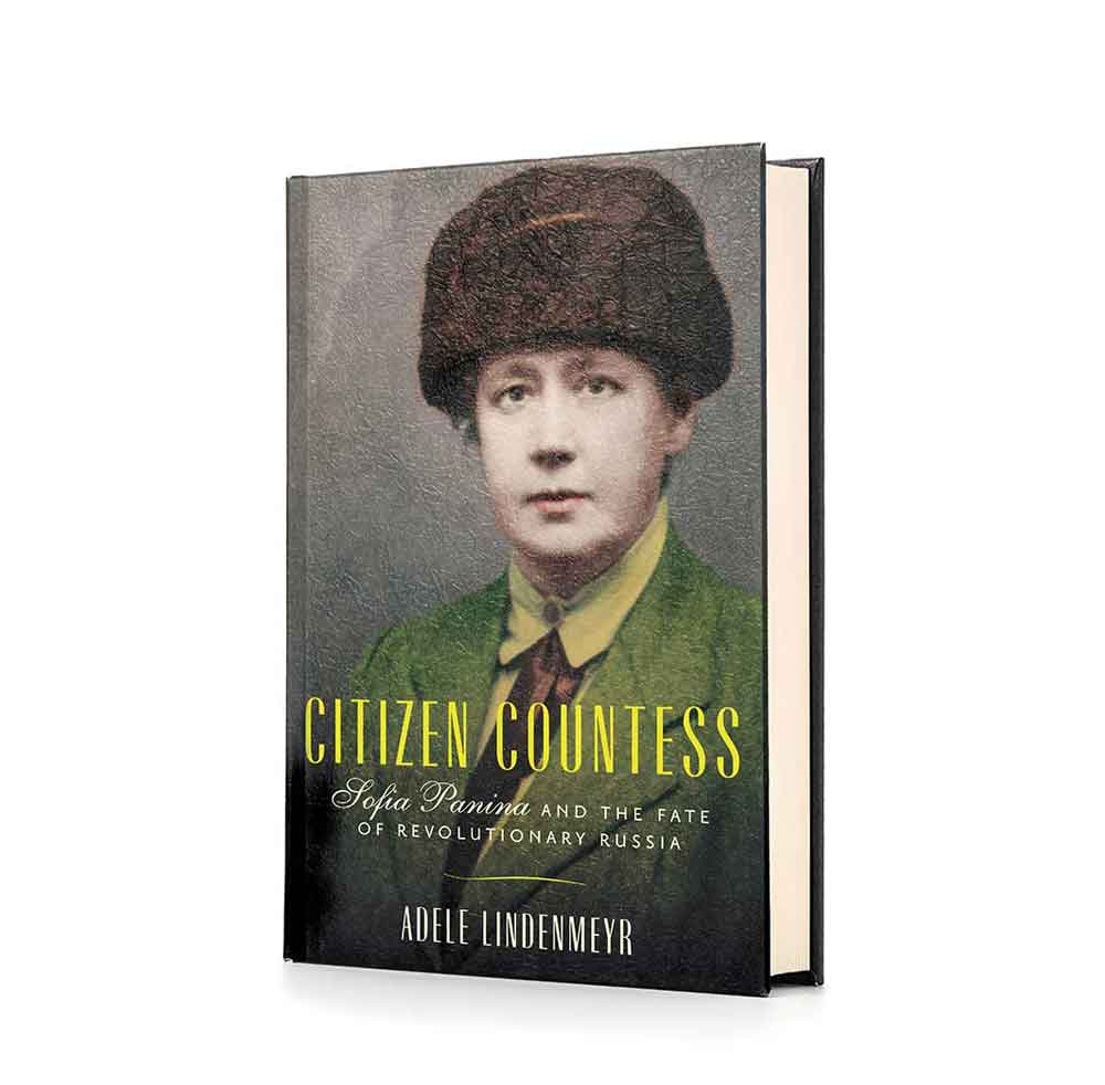 Book cover of Citizen Countess, showing Sofia Panina in a Russian fur hat