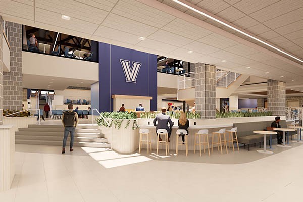 A rendering of the new Connelly Center