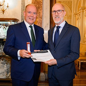HSH Prince Albert II of Monaco and Joseph Lennon