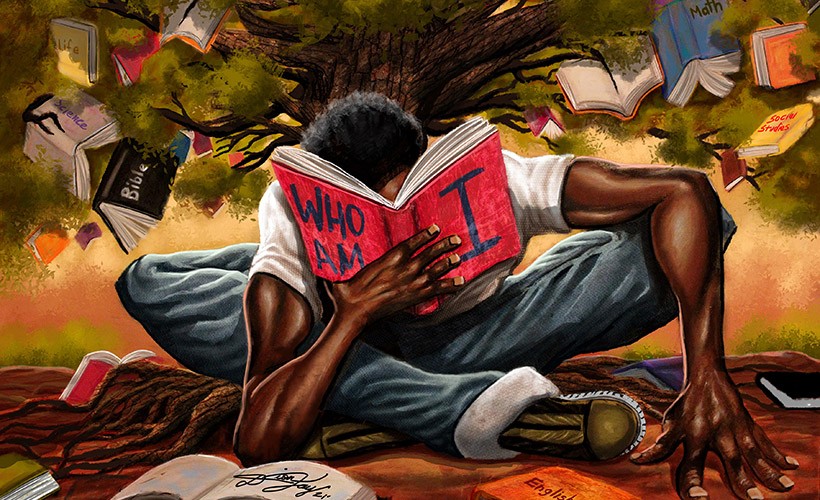 Augustine and Culture Seminar Program "The Tree of Knowledge" painting.