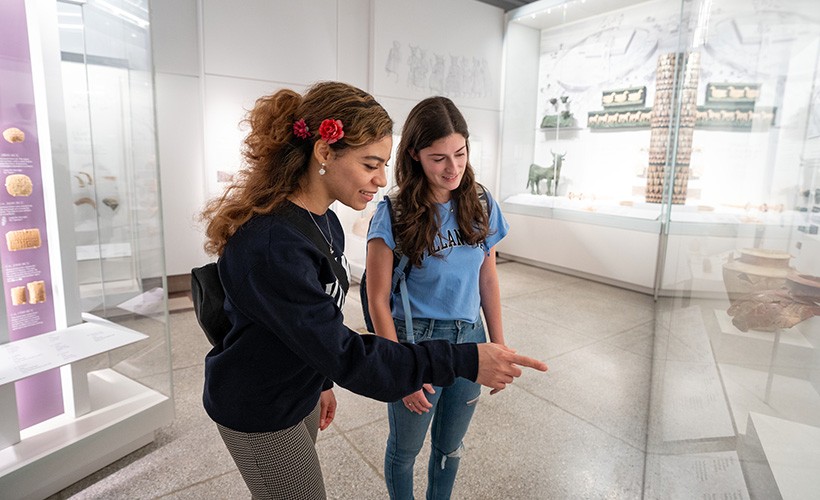 Students listen attentively in a class.