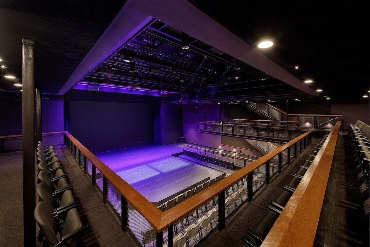 image of the courtyard theater from the back row