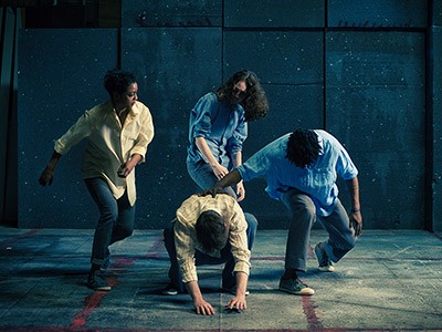 Performers in a producation of "Yes and Yes"