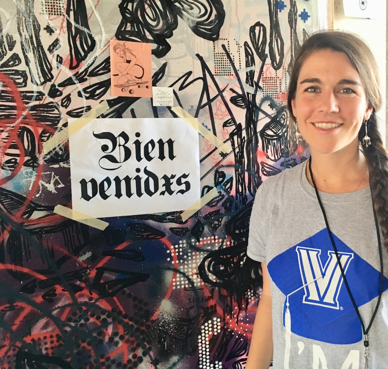 Sarah Baranik on Winter Break.