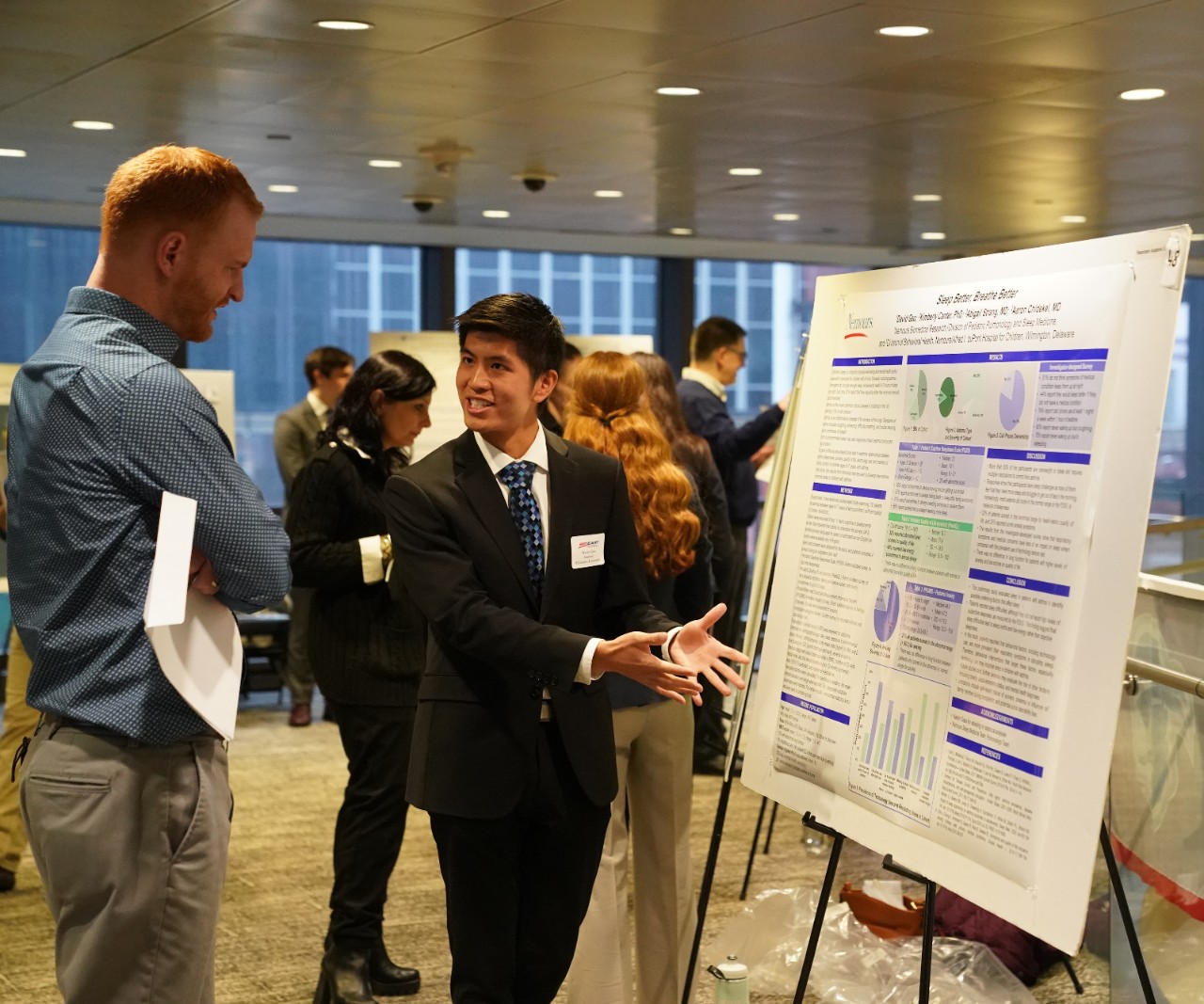 David Gao '22 CLAS presents his research