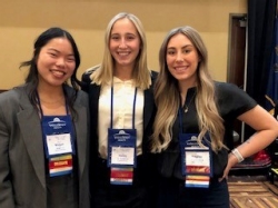 SNAP-Villanova election winners Megan Le, Hailey Falcone and Meghan Harris 