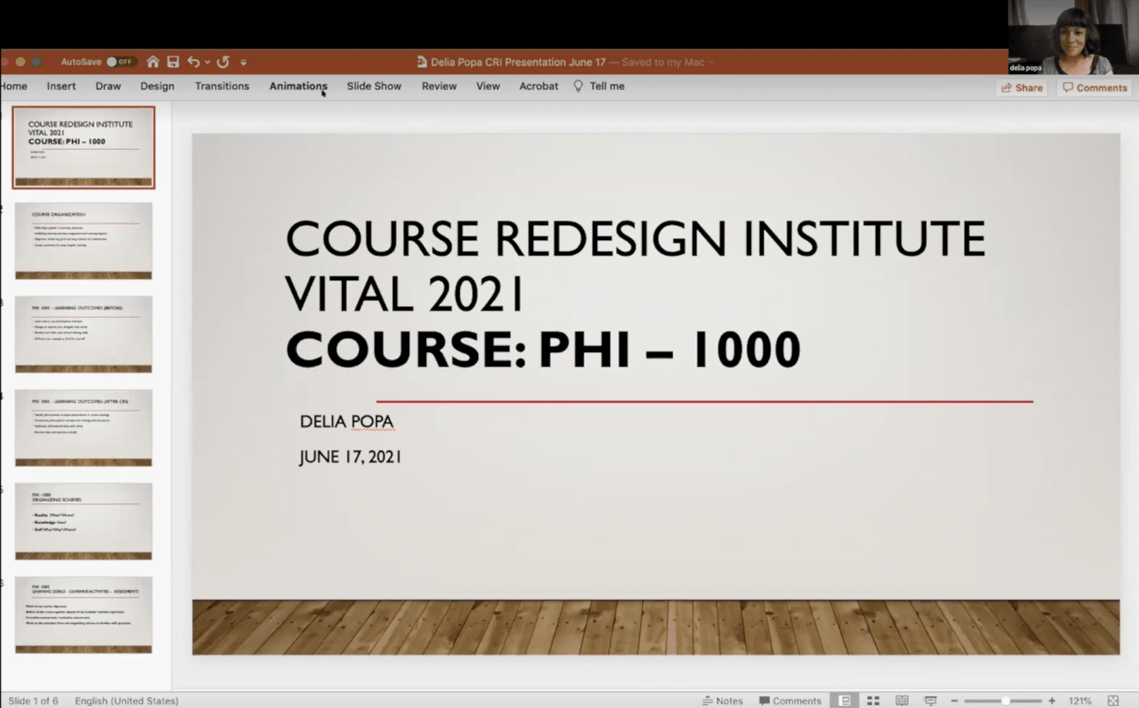 Delia Popa, Ph.D., Philosophy