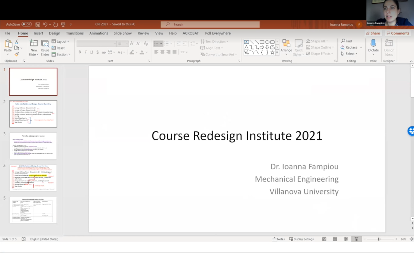 Ioanna Fampiou, Ph.D., Mechanical Engineering