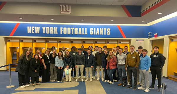 students at NY Giants 