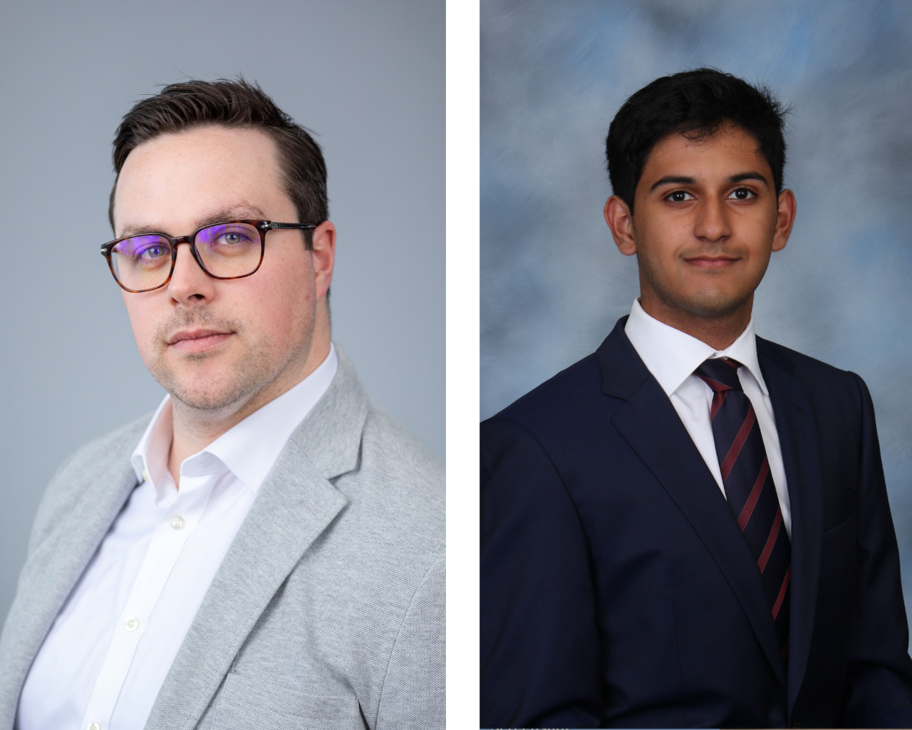 James Snyder ’10 VSB (left) and Shiv Mehra ’25 VSB (right)