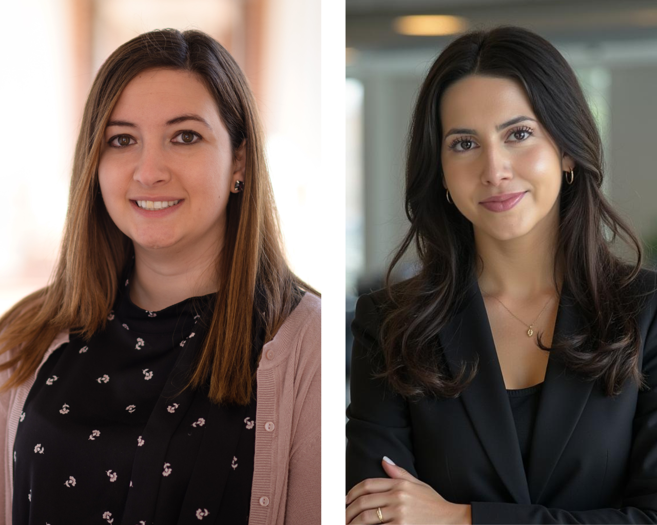 Mia Kotulka ’26 VSB (right) and Julia Karnaze ’14 VSB (left)