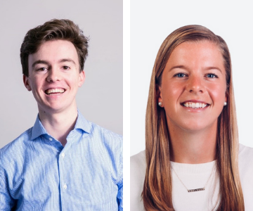 Patrick Haley ’21 VSB and Megan O’Leary ’16 VSB