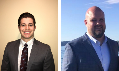 Michael Gillen '20 VSB and John Finneran '06 VSB