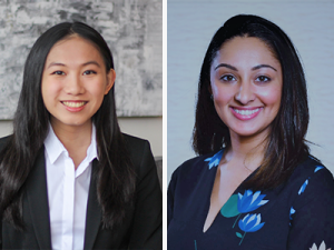 Chiayu “Jackie” Yuan '20 VSB and Aminah Fawad '15 VSB